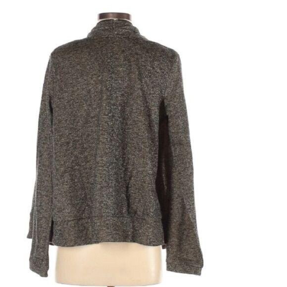 Hem & Thread Womens Zippered Lightweight Jacket S Brown Cotton/Poly Blend - Picture 2 of 4